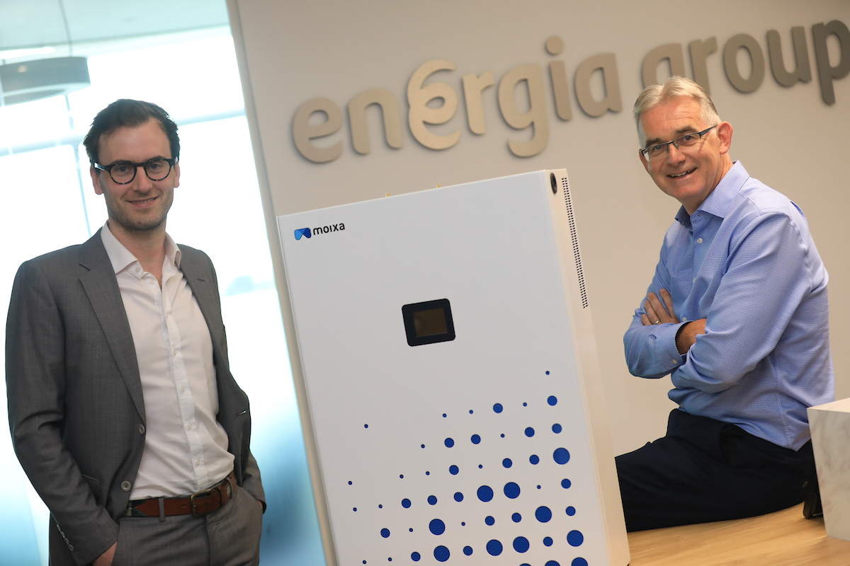 Energia Group shortlisted for SEAI Award for Moixa Smart Battery & Solar PV Product